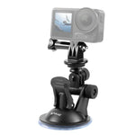 حامل شفط للسيارة من PULUZ مع برغي ومحول حامل ترايبود وحقيبة تخزين لكاميرات GoPro و Insta360 و DJI وغيرها من كاميرات الحركة، حامل شفط