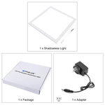 لوح إضاءة LED أكريليك بدون تعتيم وظلال من PULUZ بقوة 1000 لومن مع مفتاح تشغيل لحقيبة تصوير 40 سم، ضوء (الولايات المتحدة)، ضوء (المملكة المتحدة)، ضوء (الاتحاد الأوروبي)