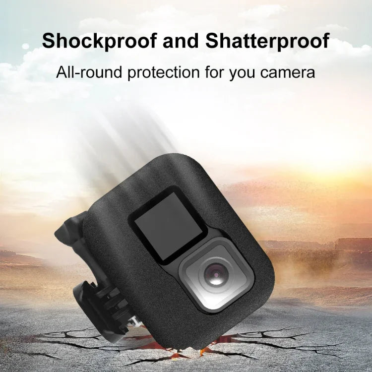 غطاء واقي إسفنجي مقاوم للرياح PULUZ لكاميرا GoPro HERO12 Black /11 Black /10 Black /9 Black، لكاميرا GoPro HERO9 Black