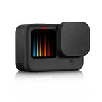 غطاء حماية عدسة كاميرا من مطاط TPU ناعم مقاوم للخدش من PULUZ لكاميرا GoPro HERO12 Black /11 Black /10 Black /9 Black، غطاء عدسة لكاميرا GoPro HERO12 Black