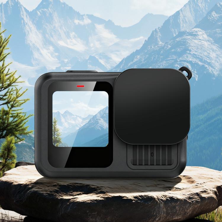 غطاء حماية عدسة كاميرا من مطاط TPU ناعم مقاوم للخدش من PULUZ لكاميرا GoPro HERO12 Black /11 Black /10 Black /9 Black، غطاء عدسة لكاميرا GoPro HERO12 Black