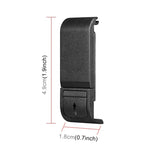 غطاء واجهة بطارية بلاستيكي POM من PULUZ لكاميرا GoPro HERO13 Black /12 Black /11 Black /10 Black /9 Black، غطاء جانبي بلاستيكي POM
