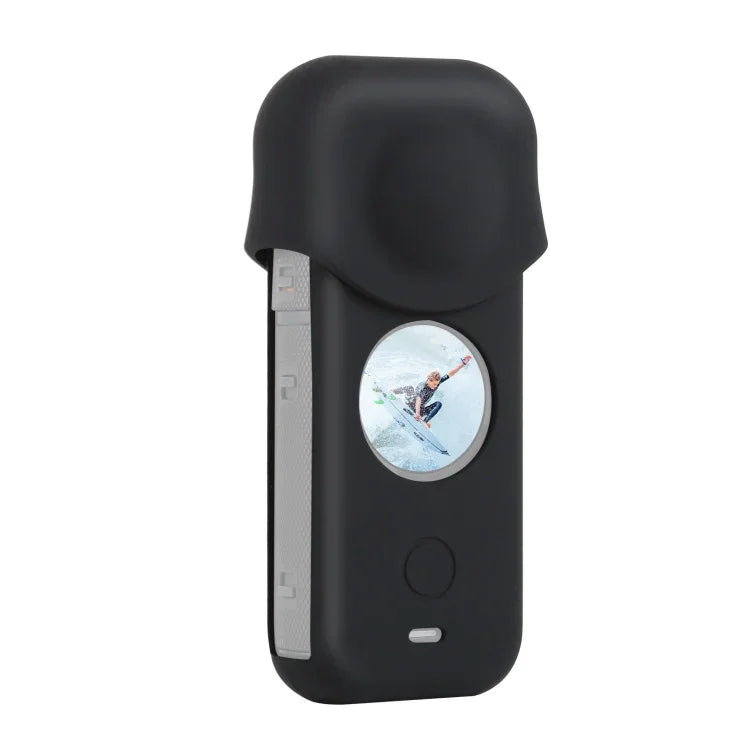 PULUZ غطاء حماية سيليكون مقاوم للغبار للجسم الكامل لكاميرا Insta360 ONE X2، غطاء لكاميرا Insta360 ONE X2