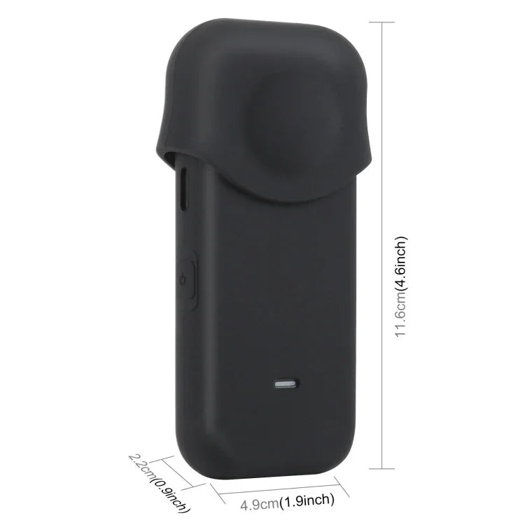 PULUZ غطاء حماية سيليكون مقاوم للغبار للجسم الكامل لكاميرا Insta360 ONE X2، غطاء لكاميرا Insta360 ONE X2