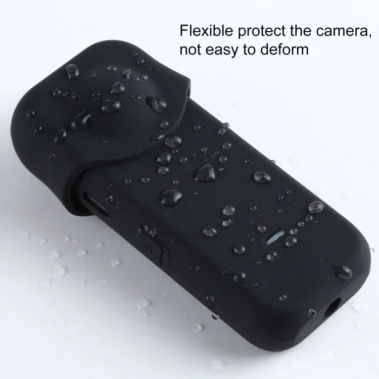 PULUZ غطاء حماية سيليكون مقاوم للغبار للجسم الكامل لكاميرا Insta360 ONE X2، غطاء لكاميرا Insta360 ONE X2
