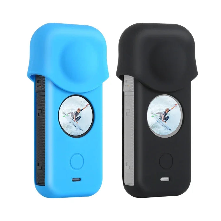 PULUZ غطاء حماية سيليكون مقاوم للغبار للجسم الكامل لكاميرا Insta360 ONE X2، غطاء لكاميرا Insta360 ONE X2