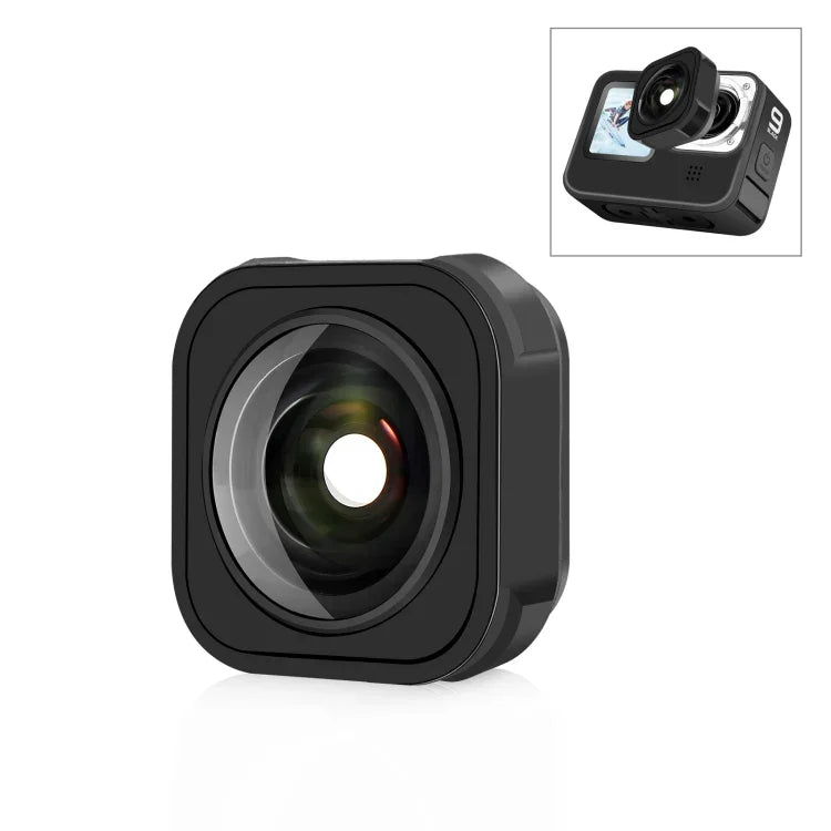 PULUZ عدسة ماكس مود زاوية واسعة لكاميرا GoPro Hero13 Black / Hero12 Black / Hero11 Black / HERO10 Black / HERO9 Black، لكاميرا GoPro Hero13 Black / Hero12 Black