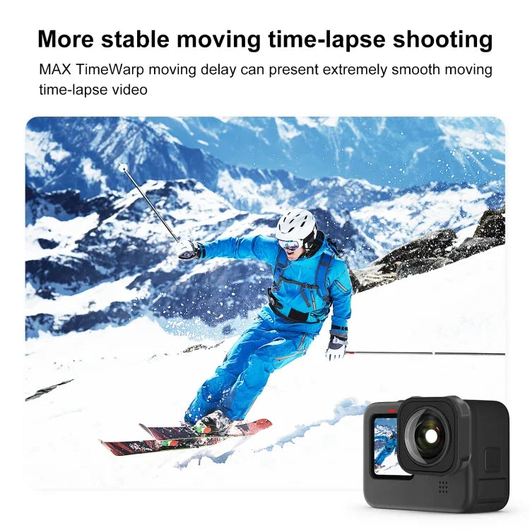 PULUZ عدسة ماكس مود زاوية واسعة لكاميرا GoPro Hero13 Black / Hero12 Black / Hero11 Black / HERO10 Black / HERO9 Black، لكاميرا GoPro Hero13 Black / Hero12 Black