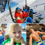 PULUZ عصا سيلفي يدوية قابلة للتمديد لكاميرات GoPro وInsta360 وDJI وغيرها من كاميرات الحركة، الطول: 22.5-80 سم، الطول: 22.5-100 سم