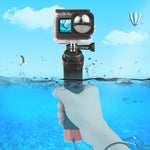 PULUZ مقابض رغوية عائمة مع حزام وقاعدة تحرير سريع لكاميرات GoPro وInsta360 وDJI وغيرها من كاميرات الحركة، مقابض رغوية عائمة