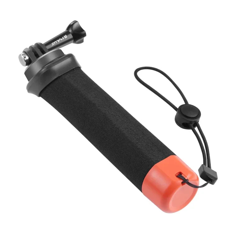 PULUZ مقابض رغوية عائمة مع حزام وقاعدة تحرير سريع لكاميرات GoPro وInsta360 وDJI وغيرها من كاميرات الحركة، مقابض رغوية عائمة