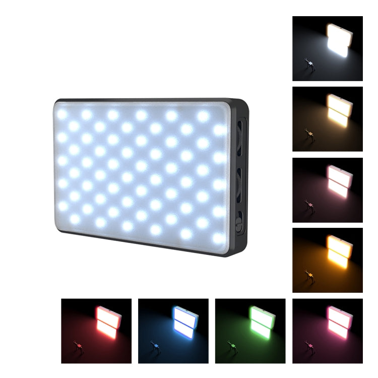 PULUZ ضوء LED للبث المباشر 2500K / 9000K مع 120 LED، ضوء تعبئة تصوير سيلفي وجمال مع 6 فلاتر ألوان قابلة للتبديل