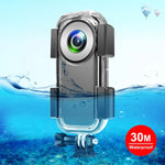 حافظة مقاومة للماء تحت الماء PULUZ 30 متر لكاميرا Insta360 ONE X2، حافظة تحت الماء لـ Insta360 ONE X2