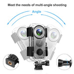 حافظة مقاومة للماء تحت الماء PULUZ 30 متر لكاميرا Insta360 ONE X2، حافظة تحت الماء لـ Insta360 ONE X2