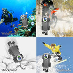 حافظة مقاومة للماء تحت الماء PULUZ 30 متر لكاميرا Insta360 ONE X2، حافظة تحت الماء لـ Insta360 ONE X2