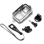 حافظة غوص مقاومة للماء PULUZ 60 متر لوحدة كاميرا DJI Action 2 / مجموعة طاقة Action 2 / مجموعة شاشة مزدوجة Action 2، حافظة غوص
