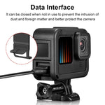 قفص توسيع إطار PA مع غطاء واجهة جانبي لكاميرات GoPro HERO12 Black /11 Black /10 Black /9 Black، قفص PA مع غطاء جانبي