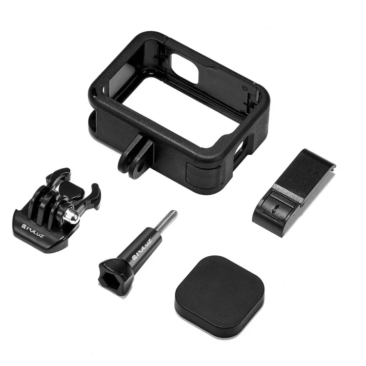 قفص توسيع إطار PA مع غطاء واجهة جانبي لكاميرات GoPro HERO12 Black /11 Black /10 Black /9 Black، قفص PA مع غطاء جانبي