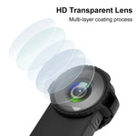 غطاء زجاجي واقي للعدسة مطور من PULUZ لكاميرا Insta360 One X2، غطاء زجاجي واقي للعدسة لـ Insta360 ONE X2