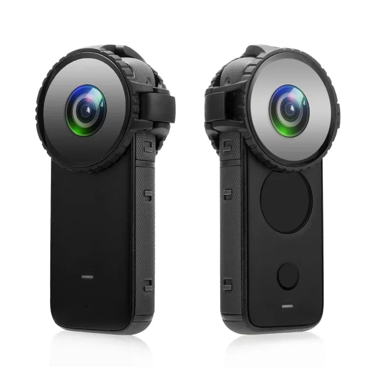 غطاء زجاجي واقي للعدسة مطور من PULUZ لكاميرا Insta360 One X2، غطاء زجاجي واقي للعدسة لـ Insta360 ONE X2