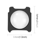 غطاء حماية عدسات PC من PULUZ لكاميرات Insta360 One R / RS / Sphere