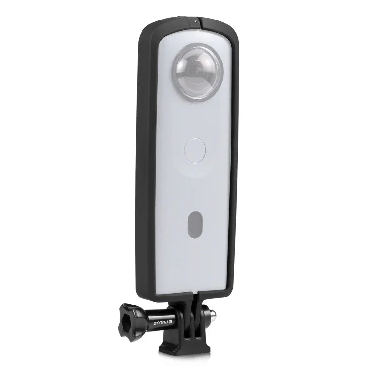 إطار حماية بلاستيكي PC ABS من PULUZ لكاميرا Ricoh Theta SC2، مع حامل محول وبرغي، إطار بلاستيكي لـ Ricoh Theta SC2