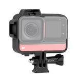 غطاء إطار بلاستيكي من PULUZ لكاميرا Insta360 One RS 4K / 360 / إصدار 1 بوصة، لغطاء إطار Insta360 One RS