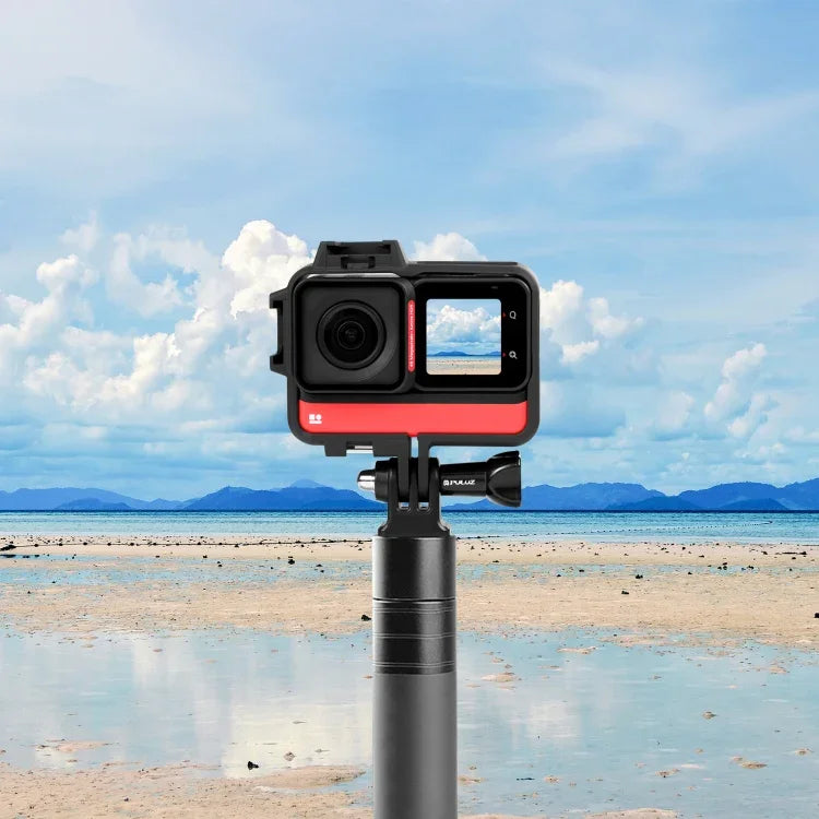 غطاء إطار بلاستيكي من PULUZ لكاميرا Insta360 One RS 4K / 360 / إصدار 1 بوصة، لغطاء إطار Insta360 One RS