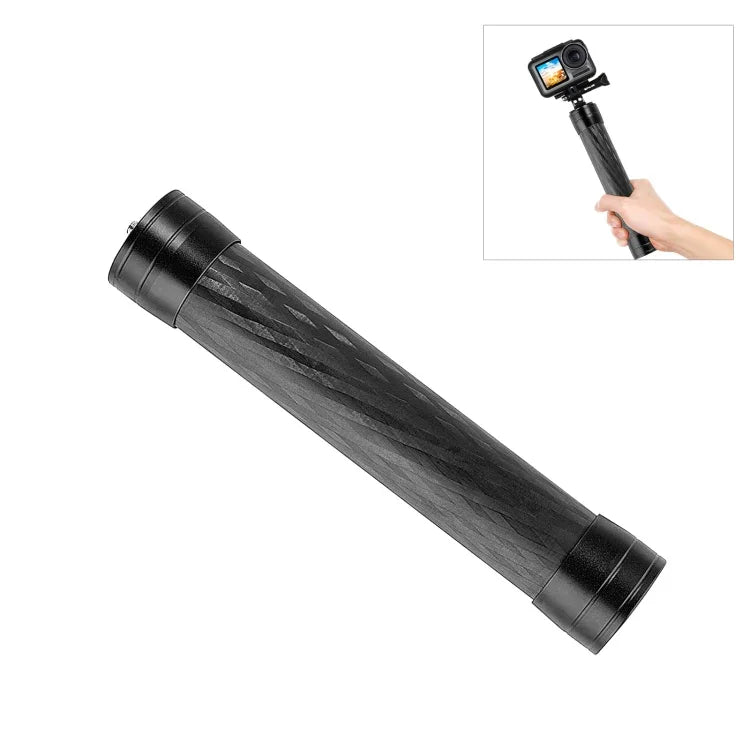 عصا تمديد أحادية من ألياف الكربون بطول 21 سم من PULUZ لكاميرات DJI / MOZA / Feiyu V2 / Zhiyun G5 Gimbal، 21 سم