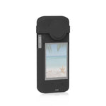 غطاء حماية سيليكون مع غطاء عدسة لجهاز Insta360 X3 من PULUZ، غطاء سيليكون (أسود)