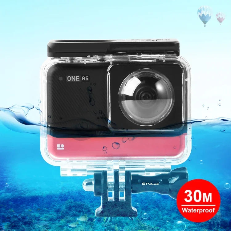 غطاء مقاوم للماء للغوص بعمق 30 متر لإصدار Insta360 One RS 360 من PULUZ، حقيبة غوص لإصدار Insta360 One RS 360