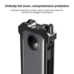 إطار حماية معدني من PULUZ لجهاز Insta360 X3 مع قاعدة حذاء بارد قابلة للتوسيع ومحول حامل ثلاثي القوائم، قفص معدني مخزون في الولايات المتحدة، لجهاز Insta360 X3