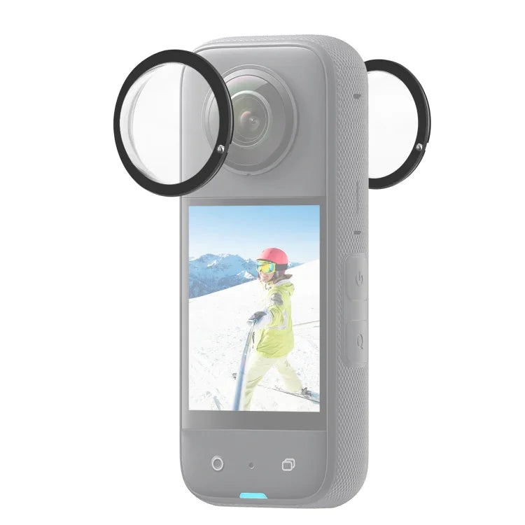 غطاء حماية عدسة من PC لجهاز Insta360 X3 من PULUZ، غطاء حماية عدسة PC