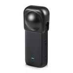 غطاء عدسة حماية سيليكون PULUZ لـ Insta360 X3، غطاء عدسة سيليكون