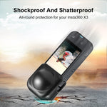 غطاء عدسة حماية سيليكون PULUZ لـ Insta360 X3، غطاء عدسة سيليكون