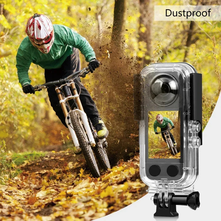 غطاء مقاوم للماء حتى 30م من PULUZ لـ Insta360 X3، حافظة مقاومة للماء حتى 30م