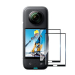 2 قطعة فيلم شاشة HD منحني لـ Insta360 X3 PULUZ، لـ Insta360 X3