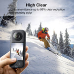 2 قطعة فيلم شاشة HD منحني لـ Insta360 X3 PULUZ، لـ Insta360 X3
