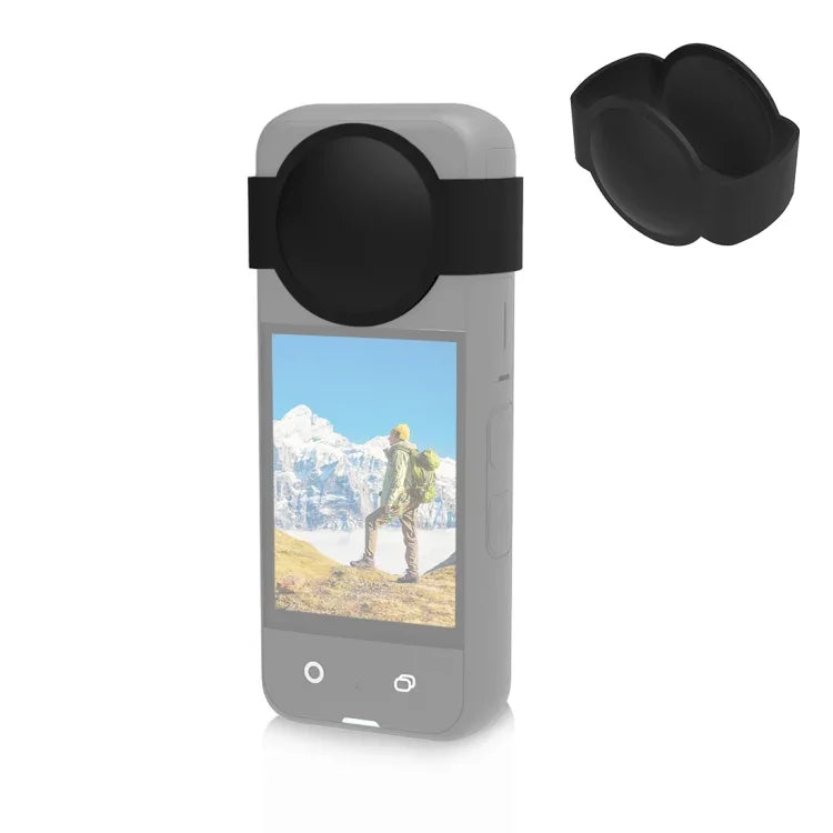 غطاء حماية عدسة من السيليكون PULUZ لجسم عدسة Insta360 X3، غطاء عدسة