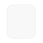 فيلم زجاج مقسى مقاوم للانفجار بصلابة سطح 9H+ وقطر قرص 38مم لساعات Apple Watch Edition 38مم، لسلسلة 3&2&1 مقاس 38مم