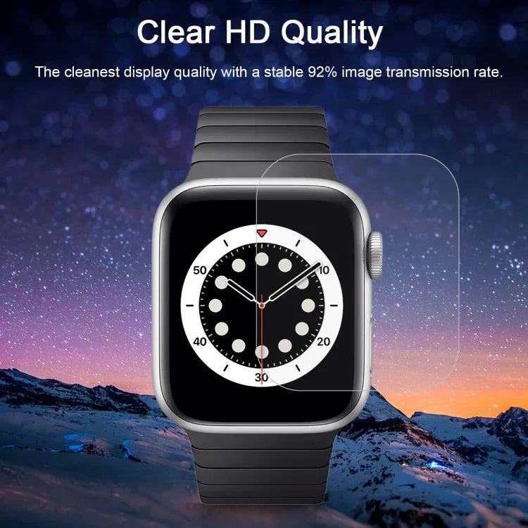فيلم زجاج مقسى مقاوم للانفجار بصلابة سطح 9H+ وقطر قرص 38مم لساعات Apple Watch Edition 38مم، لسلسلة 3&2&1 مقاس 38مم