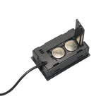 مقياس حرارة رقمي صغير بشاشة LCD للثلاجة والفريزر، حجم الإدخال 46 مم × 26.6 مم، طول الكابل 1 متر، PT-2