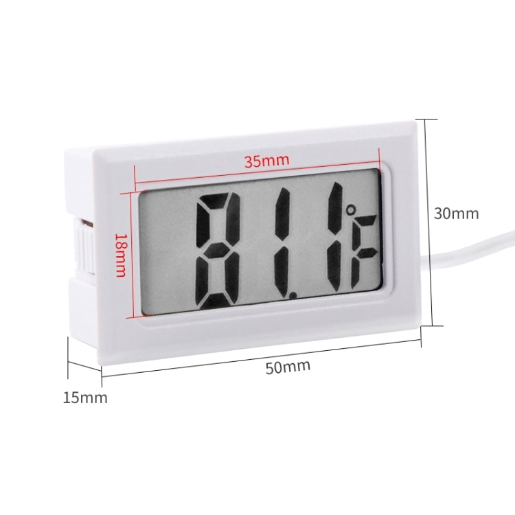 مقياس حرارة رقمي داخلي صغير بشاشة LCD (عرض بالفهرنهايت)، أبيض، (عرض بالفهرنهايت)(أبيض)، (عرض بالفهرنهايت)(أسود)