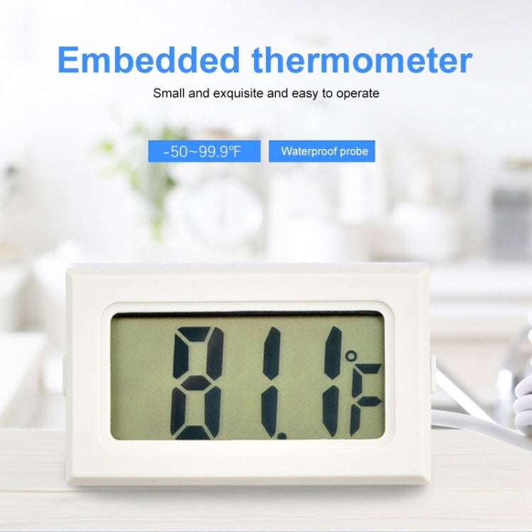 مقياس حرارة رقمي داخلي صغير بشاشة LCD (عرض بالفهرنهايت)، أبيض، (عرض بالفهرنهايت)(أبيض)، (عرض بالفهرنهايت)(أسود)