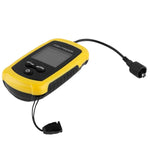 كاشف أسماك محمول بشاشة 2.0 إنش، قراءات العمق من 2.0 إلى 328 قدم (0.6-100م)، نطاق التشغيل: 0.6-100م