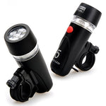 5 LED Water Resistant Bike Bicycle Head Light+ Rear Safety Flashlight, Bicycle Head Light+ Rear Safety Flashlight