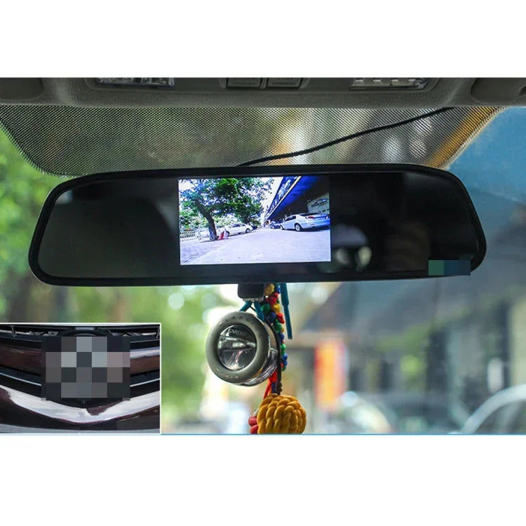 شاشة سيارة ملونة TFT-LCD 4.3 بوصة بدقة 480*272، تدعم وظيفة الشاشة العكسية التلقائية، 4.3 بوصة 480*272