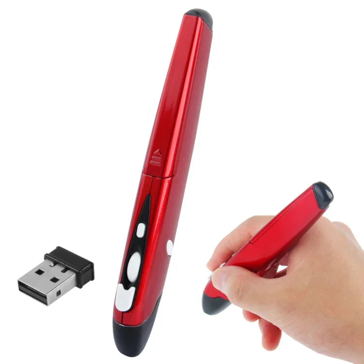 فأرة قلم لاسلكية 2.4GHz مع مستقبل USB صغير، مسافة الإرسال: 10 م (EL-P01)، EL-P01