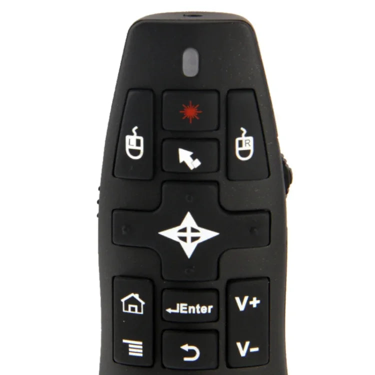 جهاز تحكم لاسلكي 2.4 جيجاهرتز مع مؤشر ليزر وجهاز تحكم جوي Fly Mouse Rii Professional Air Mouse R900 لأجهزة HTPC / صندوق تلفاز أندرويد / PS3 / XBOX360 / جهاز لوحي (K14 R900)، K14 R900
