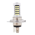 2 PCS H4 12.6W 630LM 6500K White Light 2835 SMD 66 LED Car Fog Light, DC12V, H4